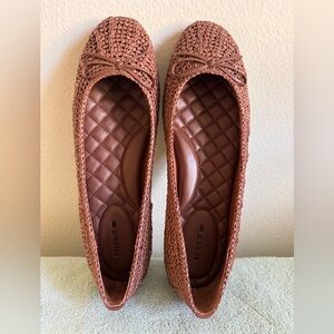 Birdies Women's Tan Woven Flats